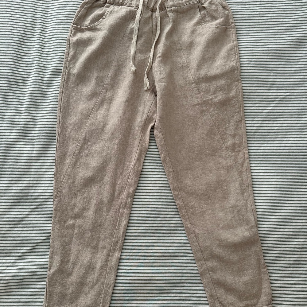 Men's Tan Casual Pants